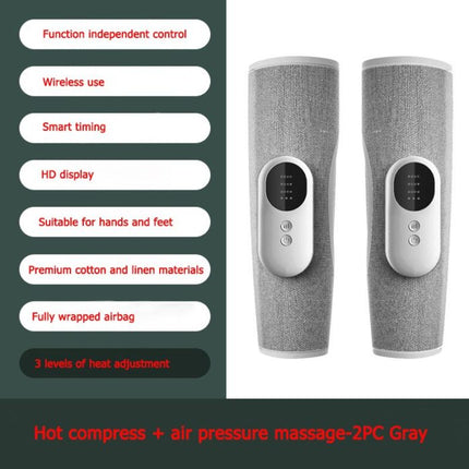 Hot compress and air pressure massage- 2pc gray