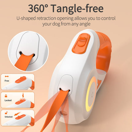Maxbell LED Retractable Dog Leash - Heavy Duty, No Tangle Pet Lead