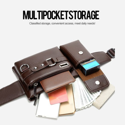 Travel Crossbody Sling Bag with multi-pocket storage