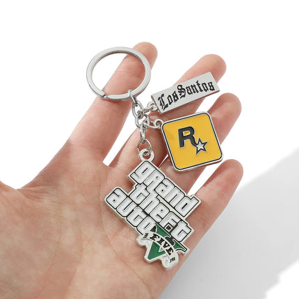 Maxbell GTA5 Grand Theft Auto Keychain - Unlock Your Gamer Style
