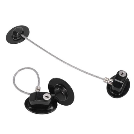 Maxbell Household Lock Accessories: No-Drill Refrigerator Lock, Toddler Child Safety Device, & Furniture Securing Straps