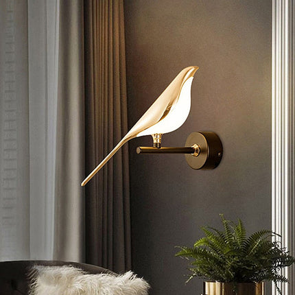 Maxbell Sunset Modern Nordic Warm Wall Bird Lamp: Contemporary Design Meets Nature