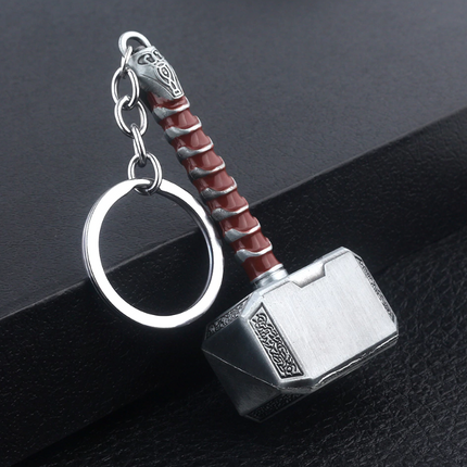 Maxbell Avengers Thor's Hammer Keychain - Unleash Your Inner Superhero with This Iconic Accessory