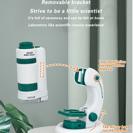 SCIENCE CAN Microscope for Kids,LED Lighted Pocket India