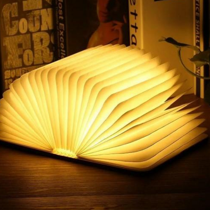 Foldable Book Light Lamp: Rechargeable LED Night Light for Home, Office