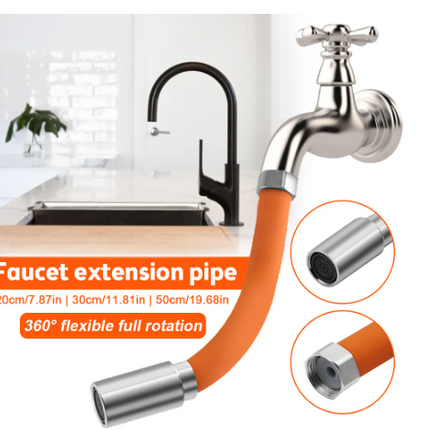 60° Rotation Kitchen Faucet Extender - Ultimate Flexibility and Water-Saving