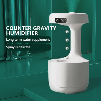 Anti-gravity Humidifier with Water Drop Backflow Fragrance Diffuser | Large Capacity
