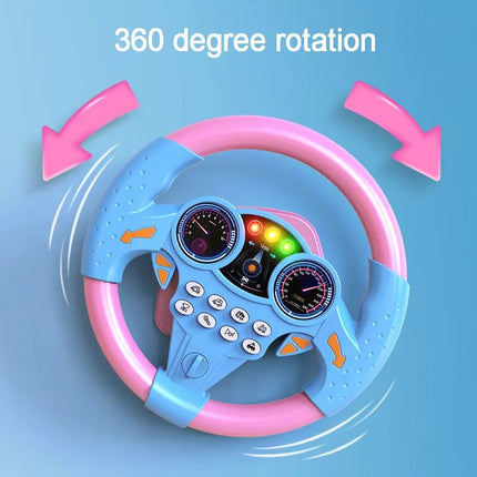 360 Rotating Stimulation Car Steering Wheel Toys