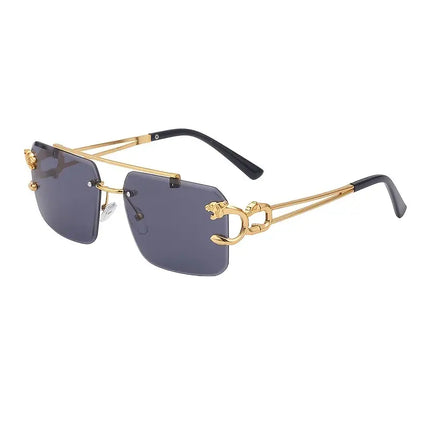 Rimless Sunglasses-Rimless Rectangular Sunglasses-Rectangular Sunglasses-rectangular retro sunglasses-rectangular shape sunglasses-rectangle sunglasses retro-Vintage Shades Sunglasses