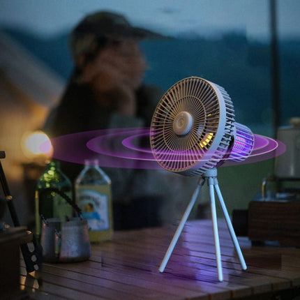 portable fan with led light
