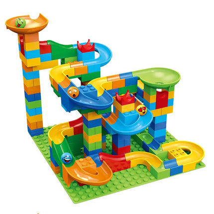 Building Blocks Toys::plastic building blocks toys::educational building blocks toys::Marble Run Building Blocks::DIY Toys