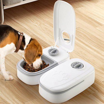 Automatic Pet Feeder Smart Food Dispenser For Cats Dogs Timer Stainless Steel Bowl Auto Dog Cat Pet Feeding Pet Supplies