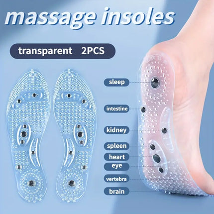 silicone shoe pad::acupressure foot massage machine::Magnetic Acupressure::acupressure magnetic massage therapy sandals::Silicone Shoe Insoles