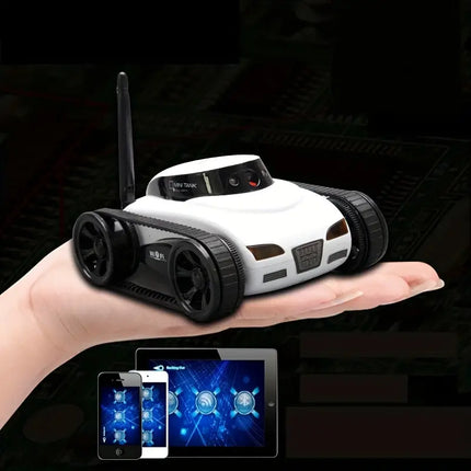 Remote Control Tank Car with 4-Way Transmission & Wireless Camera | The Top Spy Toy