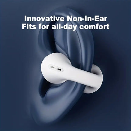 Maxbell Mini Wireless Ear Clip Bone Conduction Headphones: Crystal Clear Audio