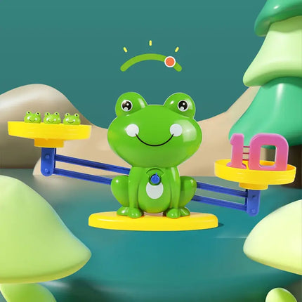 Maxbell Balance Scale Frog Toy | Non-toxic Mathematical & Logical Learning | Durable Kids’ Educational Tool
