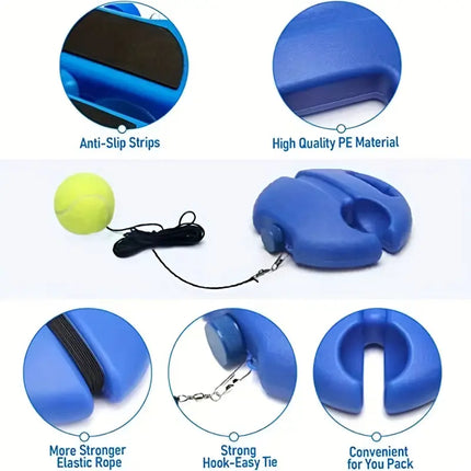tennis trainer rebound ball for solo tennis trainer Includes anti-slip strips