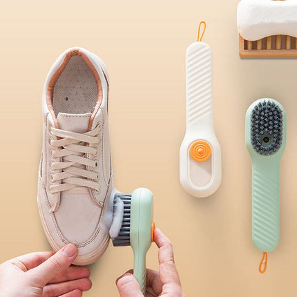 Shoe Cleaning Brush For Clothes and Shoes with Soap Dispensing- Automatic Liquid Soap Dispensing