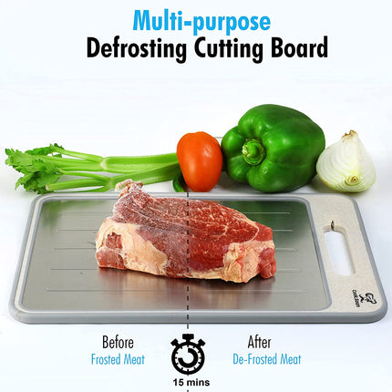 Cutting Board- Cutting Board In Kitchen-Knife Sharpner- Dishwasher Safe- Defrost Cutting Board