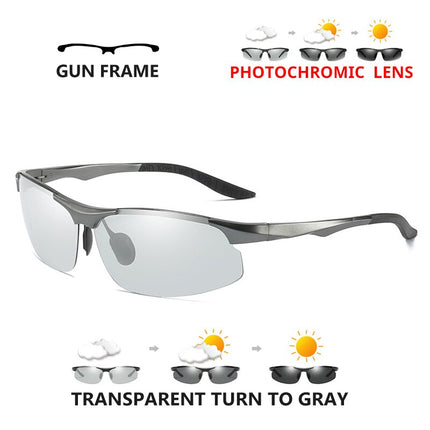 Sports Sunglasses- Photochromic Sunglasses-Polarized Sunglasses-Day Night Sunglasses-UV Protection Sunglasses