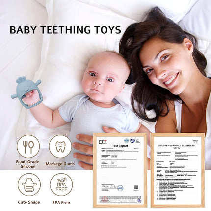 Teether-teether for infants-teether newborn-Silicone Teether