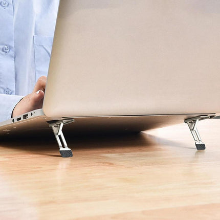 Maxbell Computer Stand: Ergonomic Mini Laptop Holder for Optimal Posture | Ideal for Office Desks & Workstations