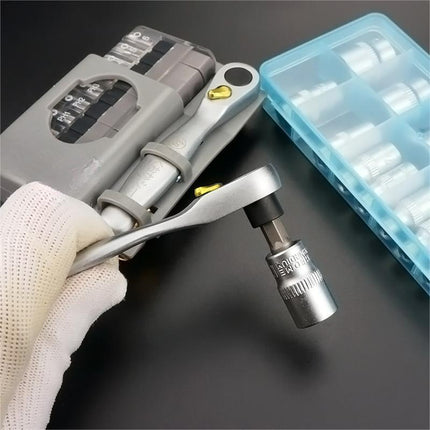 Maxbell Mini Ratchet Wrench Screwdriver Bit Set | Multifunctional Household Hand Tools