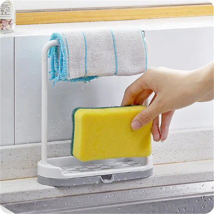 Maxbell Sponge Soap Rag Holder Storage Rack Box - Organize Your Sink Area