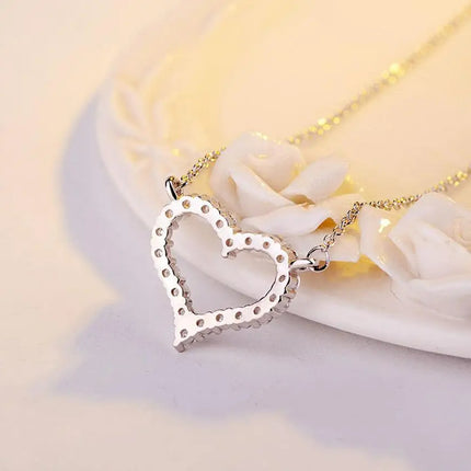 Maxbell Heart Shape Necklace Pendant - Symbol of Love and Elegance