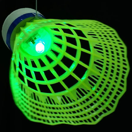 Build-in LED Light in the shuttlecock of Badminton Self training Set 