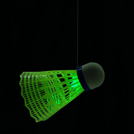 Badminton Shuttlecock with light that glows in the dark