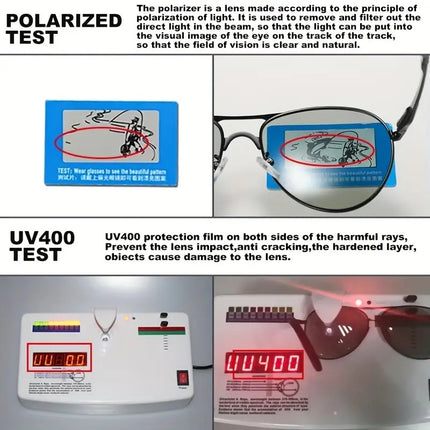 Photochromic Polarized Sunglasses- UV Protection Sunglasses for Men