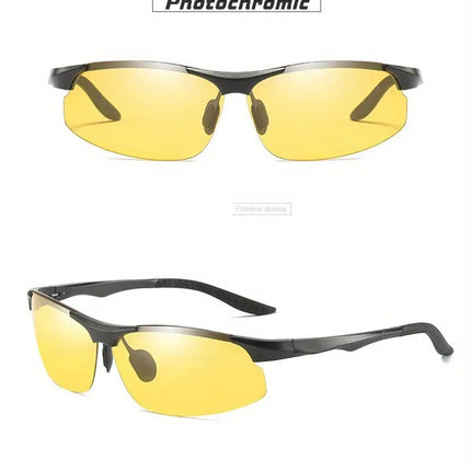 Polarized Sunglasses-Day Night glasses driving-UV Protection Sunglasses-Day Night Sunglasses-Photochromic Sunglasses
