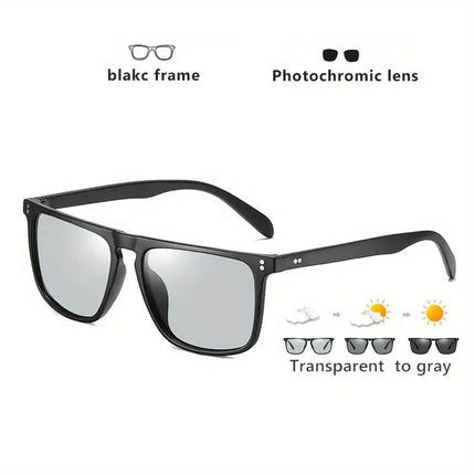 Photochromic Sunglasses-Day Night Sunglasses--Polarized Sunglasses-UV Protection Sunglasses for Driving