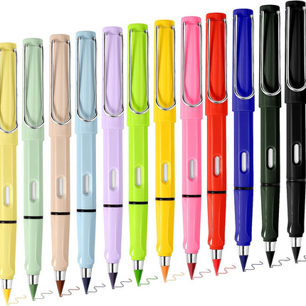 Unlimited Writing Pencil No Ink colored  Tip Novelty Pen- Pack of 5 Random Color