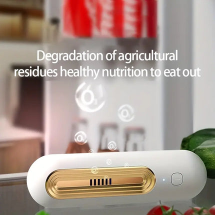 Air Purifier - Refrigerator Deodorizer, Negative Ion Charging, Ozone Sterilization Fresh-keeping, Compact Bedroom Accessory