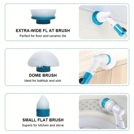 Electric Cleaning Brush: Floor Mop for Wall And Bathroom