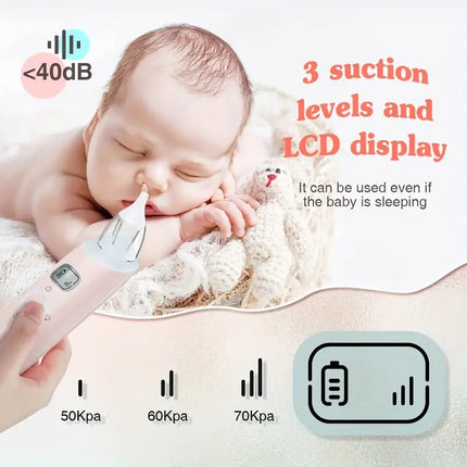 Baby Nose Cleaner - Electronic Anti-reflux Nasal Aspirator For Kids