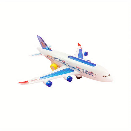 Maxbell Flying Aeroplane Toy with LED Flashing Lights: Realistic Design & Durable Material