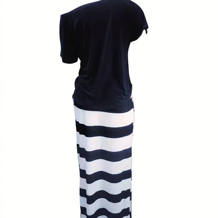 Trendy Striped Skirt - Effortless