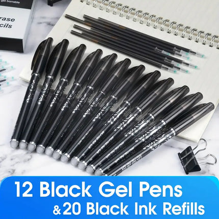Erasable Gel Pen::Erasable Pen Set::erasable pen gel::Black Gel Pen
