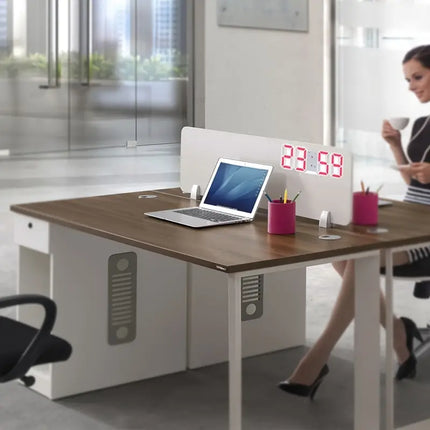 Digital clock placed on Office Desk/ Table in Office 