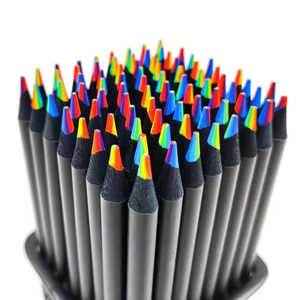Rainbow Color Pencils for Children Drawing