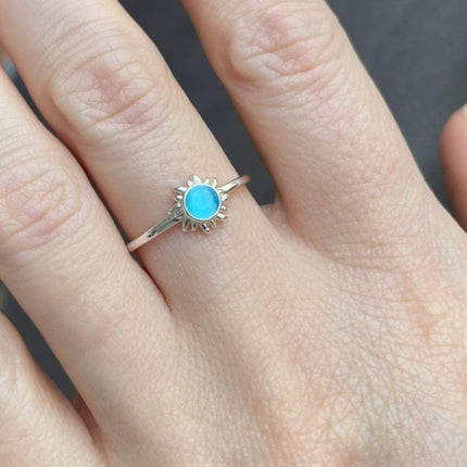 Maxbell Sun Cat's Eye Stone Ring: Adjustable, Elegant Women's Sun Ring