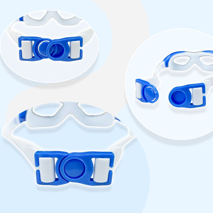 Swim Sunglasses Cap And Earplug Kit: Essential Gear for Kids  (Blue)