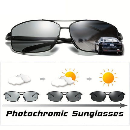 Photochromic Sunglasses-UV Protection Sunglasses-sunglasses uv protection and polarized-Polarized Sunglasses for Men and Women with Anti-Glare properties