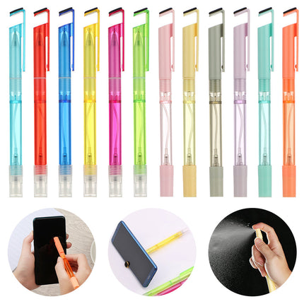 Multifunctional Pen::Mobile Holder Pen::Black Ink Gel Pen::Spray Pen