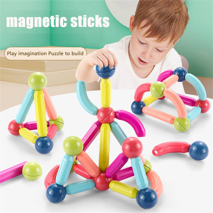 magnetic sticks building blocks-Educational Toy-magnetic building toy-Montessori Toys-Toddler Toys