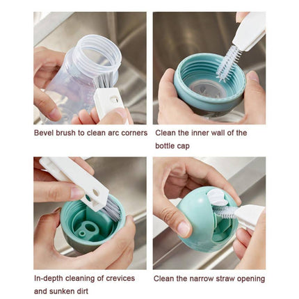 Maxbell Brush for Nursing Bottle Cups Cover Lid Groove - Keep Your  Essentials Clean and Hygienic.