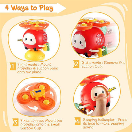 Maxbell Baby Toys: Early Education Puzzle & Rotating Fun Toy for Dining Chair